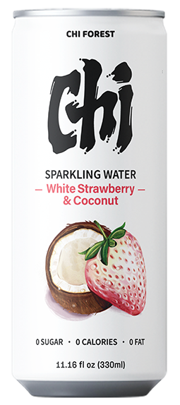 GF Sparkling Water White Strawberry & Coconut 元气森林 苏打气泡水罐装 白草莓椰子味 4packs*6cans*330ml