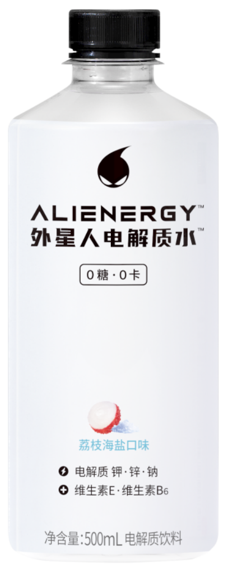 GF Alienergy Electrolyte Drink (Lychee & Sea Salt) 元气森林 外星人电解质水 荔枝海盐 15btls*500ml