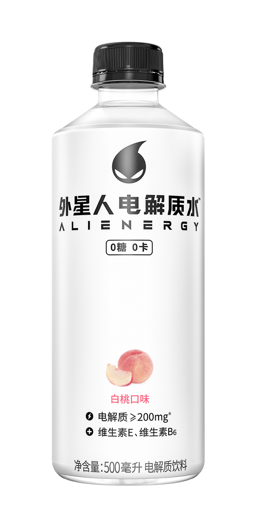 GF Alienergy Electrolyte Drink (White Peach) 元气森林 外星人电解质水 白桃味 15btls*500ml
