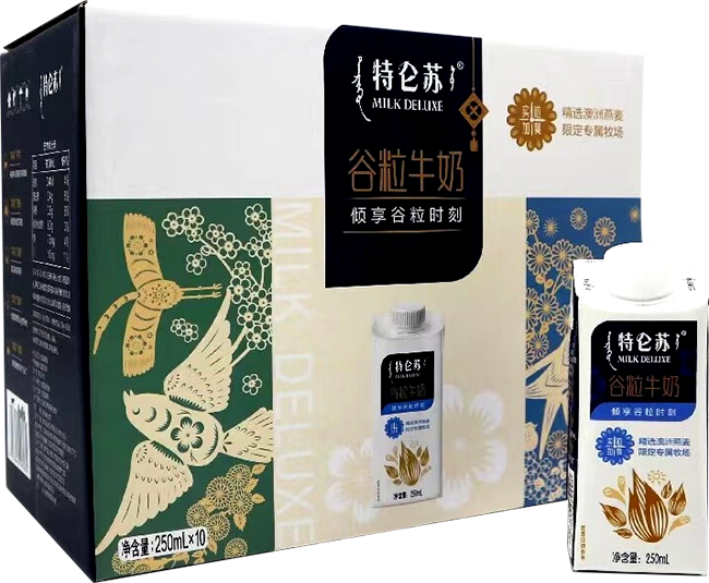 MN Deluxe Milk with Oat 蒙牛 特仑苏 谷粒牛奶 6packs*10tetras*250ml