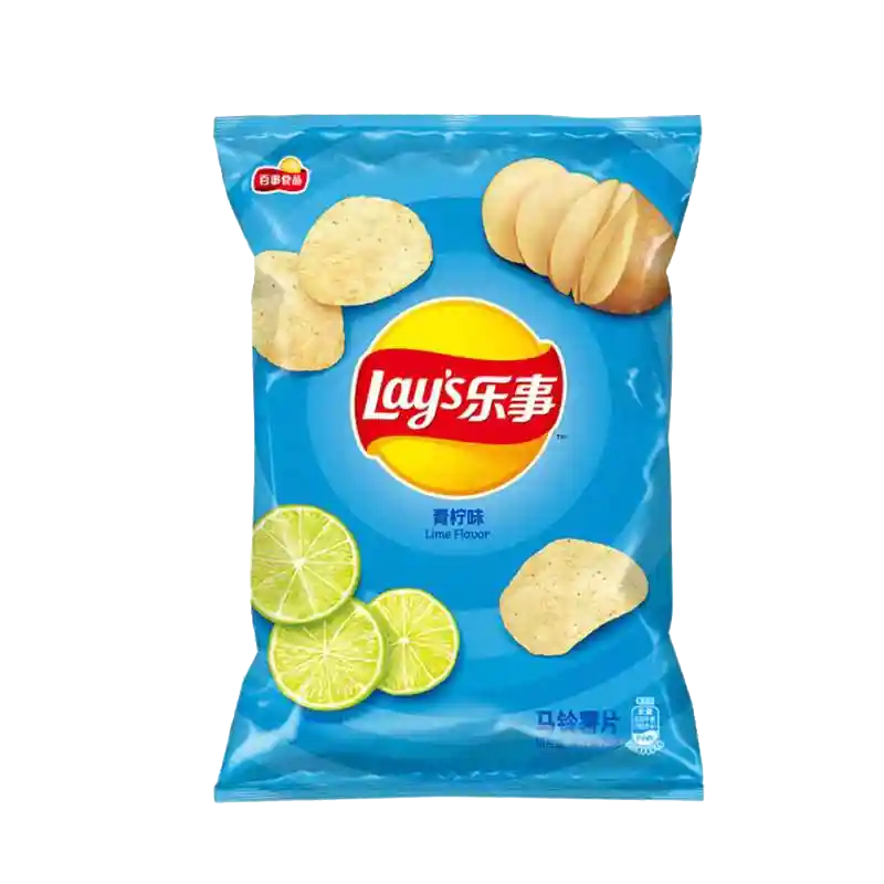 Lay's Potato Chips (Lime) 乐事 青柠味薯片 袋装 22bags*70g