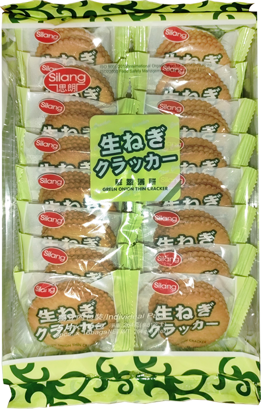 SL Green Onion Thin Cracker 思朗 鲜葱薄饼干 24bags*264g
