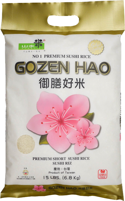 Gozen Hao Sushi Rice 15lbs 御膳 好米 15lbs 1bag*15lb