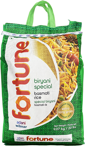 Fortune Biryani Special Basmati Rice 20lbs(9.07kg) 福运 印度香米 20磅(9.07公斤) 1bag*20lb
