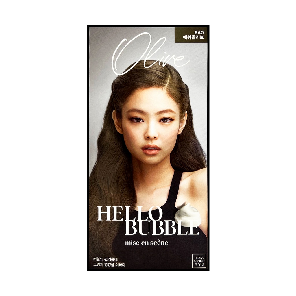 爱茉莉 HELLO BUBBLE 泡沫染发剂 6AO 橄榄灰 8/cs mise en scène all new Hello Bubble 6AO 8/cs