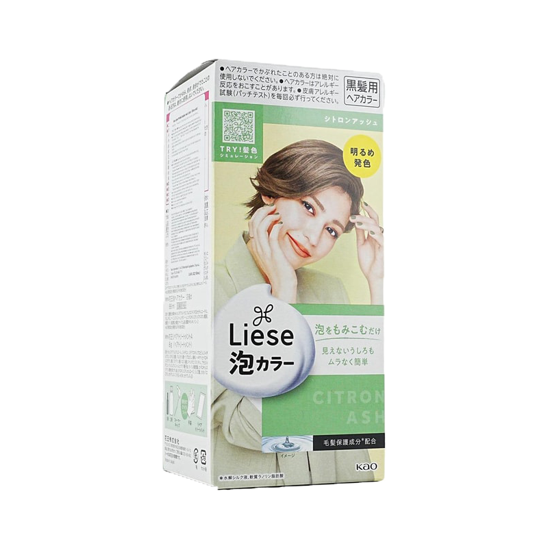 KAO 花王Liese Prettia泡沫染发剂 青柠亚麻灰 24/cs