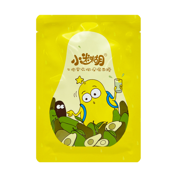 小迷糊牛油果滋润保湿面膜 单片 180/cs MIHOO Avocado Moisturizing Mask 1PCS 180/cs