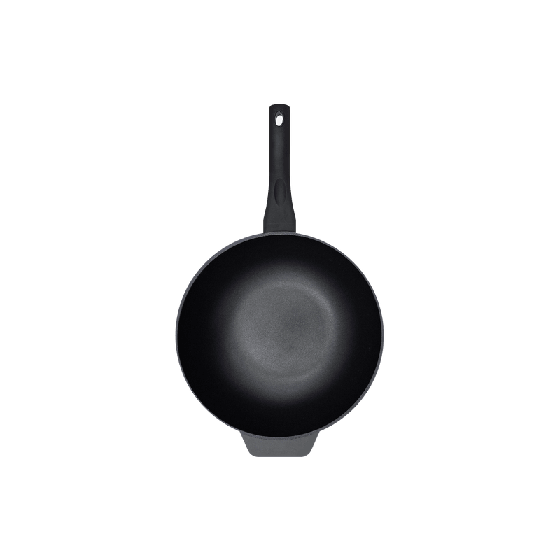 张小泉旋风压铸铝不粘炒锅32CM-C30470100 8/cs Zhang Xiao Quan Kitchen Cookware Nonstick Frying Wok With Glass Lid, 32cm, C30470100 8/cs