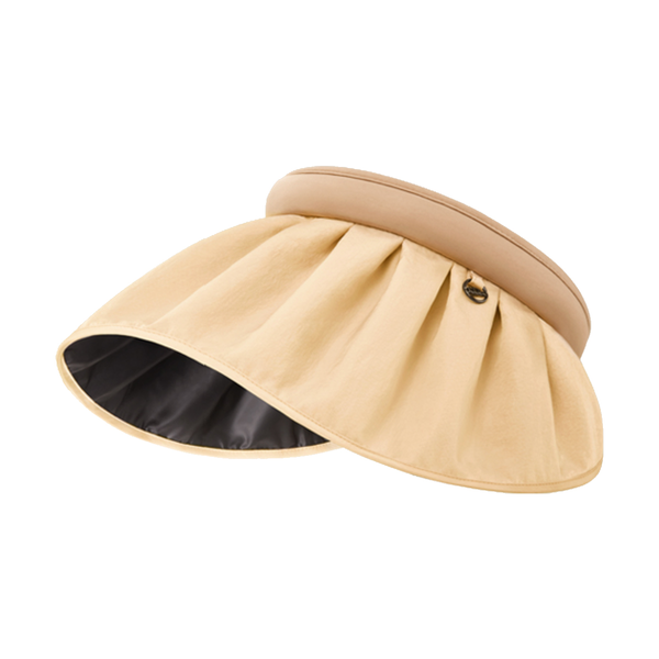 蕉下 纭际系列贝壳倍护加大帽檐防晒空顶帽（浅沙咖）24/cs Beneunder large brim sun hat Light Brown 24/cs