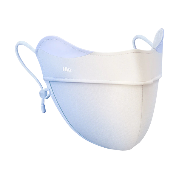 蕉下冰屿系列透阔护眼角防晒口罩（雾蓝水波）-立体修容款 90/cs Beneunder Wide Protective Sun Mask - Misty Blue One Size 90/cs