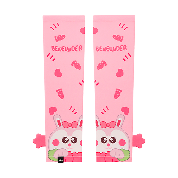 蕉下冰薄系列儿童防晒袖套 萌兔乖乖 120/cs Beneunder Kids UPF50+ Sun Protection Sleeves for 3-6 Years Old Rabbit Pink 120/cs