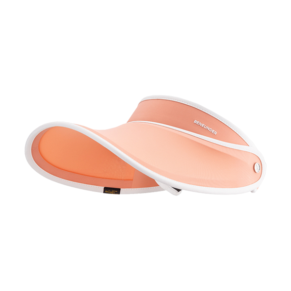 蕉下天际系列防紫外线户外运动防晒帽（甜梦橙） 16/cs Beneunder UPF50+ Summer Tennis Sport Sun Visor Hat orange One Size 16/cs