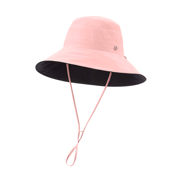 蕉下渔夫帽穹顶系列-双面（仲夏粉/黑色） 20/cs Beneunder UPF50+ Sun Protection Bucket Hat Double Sided Pink&Black One Size 20/cs
