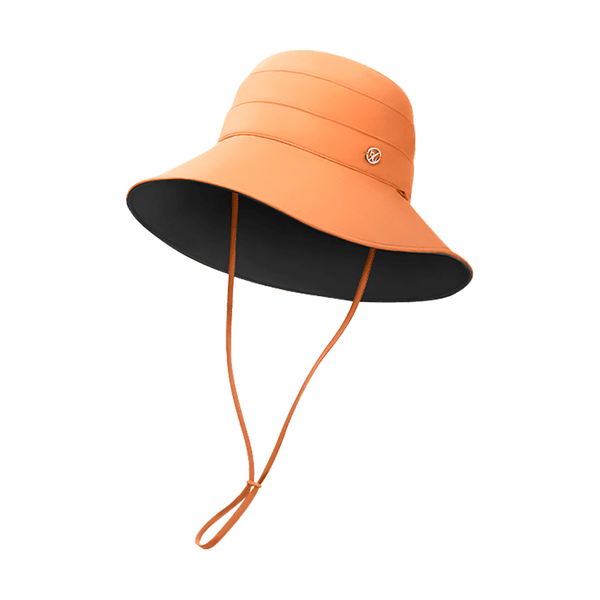蕉下渔夫帽穹顶系列-双面（西柚粉/黑色） 60/cs Beneunder Cool Lightweight Double-sided Sun Hat Fishing Hat with Strap (Pink/Black) 60/cs