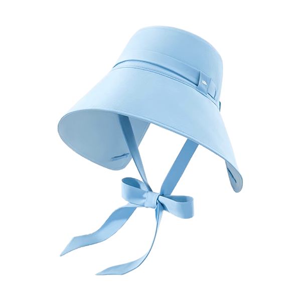 蕉下穹顶系列间末女士户外防晒渔夫帽天湖蓝55-58 20/cs Beneunder Women's Vintage Bucket Hat UPF50+ Sun Protection Hat Blue 55-58 20/cs