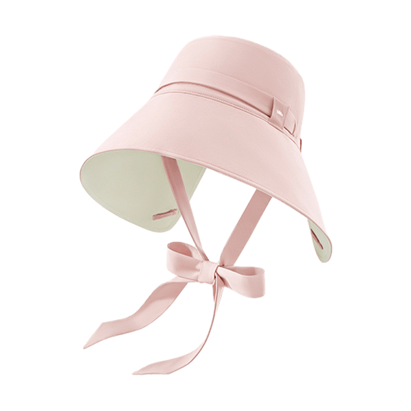 蕉下穹顶系列间末女士户外防晒渔夫帽芋灰粉55-58 20/cs Beneunder Women's Vintage Bucket Hat UPF50+ Sun Protection Hat Pink 55-58 20/cs