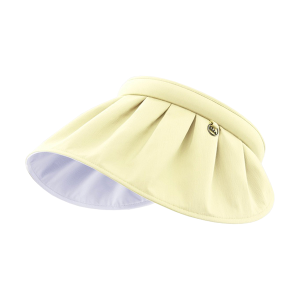 蕉下纭际系列贝壳防晒空顶帽-浅麦米 60/cs Beneunder UPF 50+ Foldable Beach Hat & Clip On Headband - 2 in 1 shell hat -Light beige 60/cs