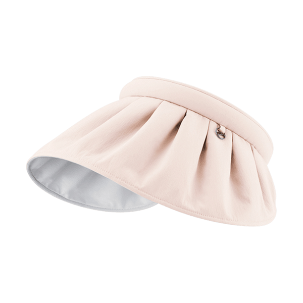 蕉下纭际系列贝壳防晒空顶帽（奶霜粉）2023升级款 60/cs Beneunder UPF 50+ Foldable Beach Hat & Clip On Headband - 2 in 1 shell hat Light Pink 60/cs