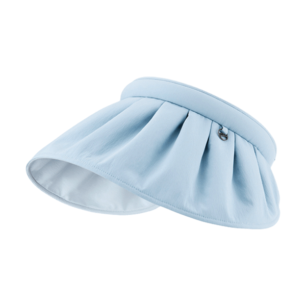 蕉下纭际系列贝壳防晒空顶帽（布鲁蓝） 2023升级款 60/cs Beneunder UPF 50+ Foldable Beach Hat & Clip On Headband - 2 in 1 shell hat Blue 60/cs