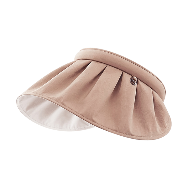 蕉下纭际系列贝壳防晒空顶帽（浅灰褐）2023升级款 60/cs Beneunder UPF 50+ Foldable Beach Hat & Clip On Headband - 2 in 1 shell hat brown 60/cs