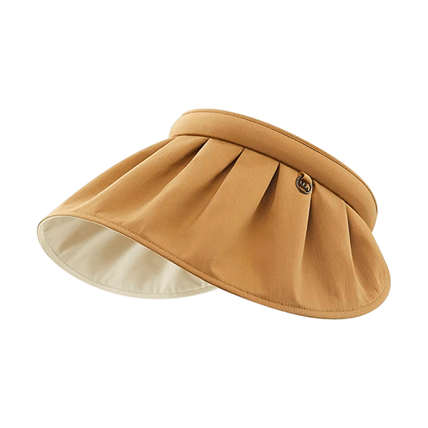 蕉下纭际系列贝壳防晒空顶帽（茶棕咖）2023升级款 60/cs Beneunder Wide Brim Roll-up Sun Hat Sun Visor Brown60/cs