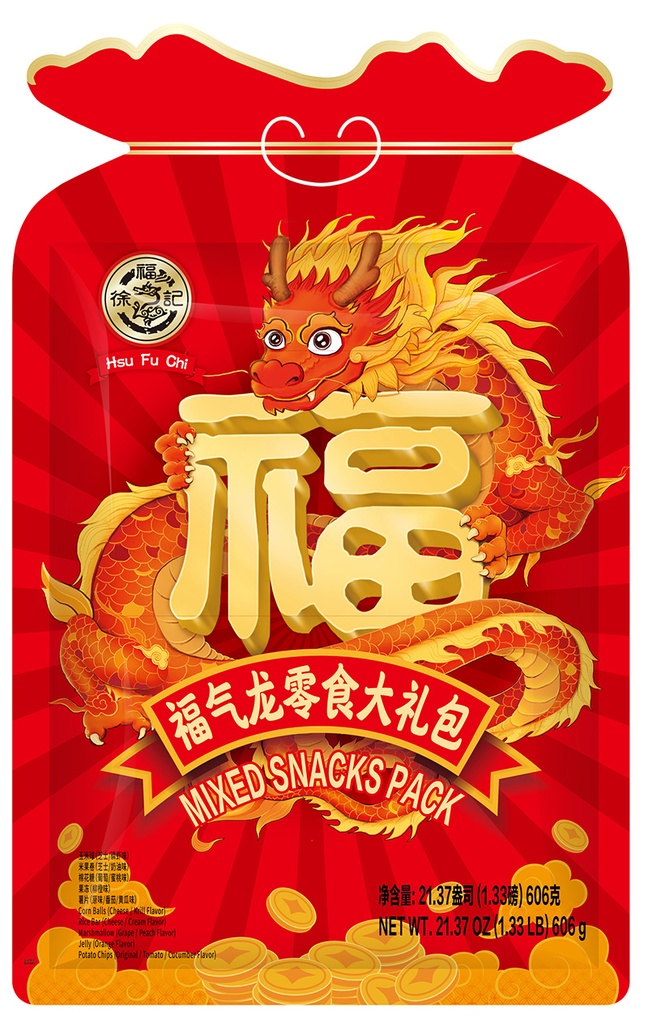 HSU FU CHI Mixed Snacks 徐福记 大福袋 10bags*606g