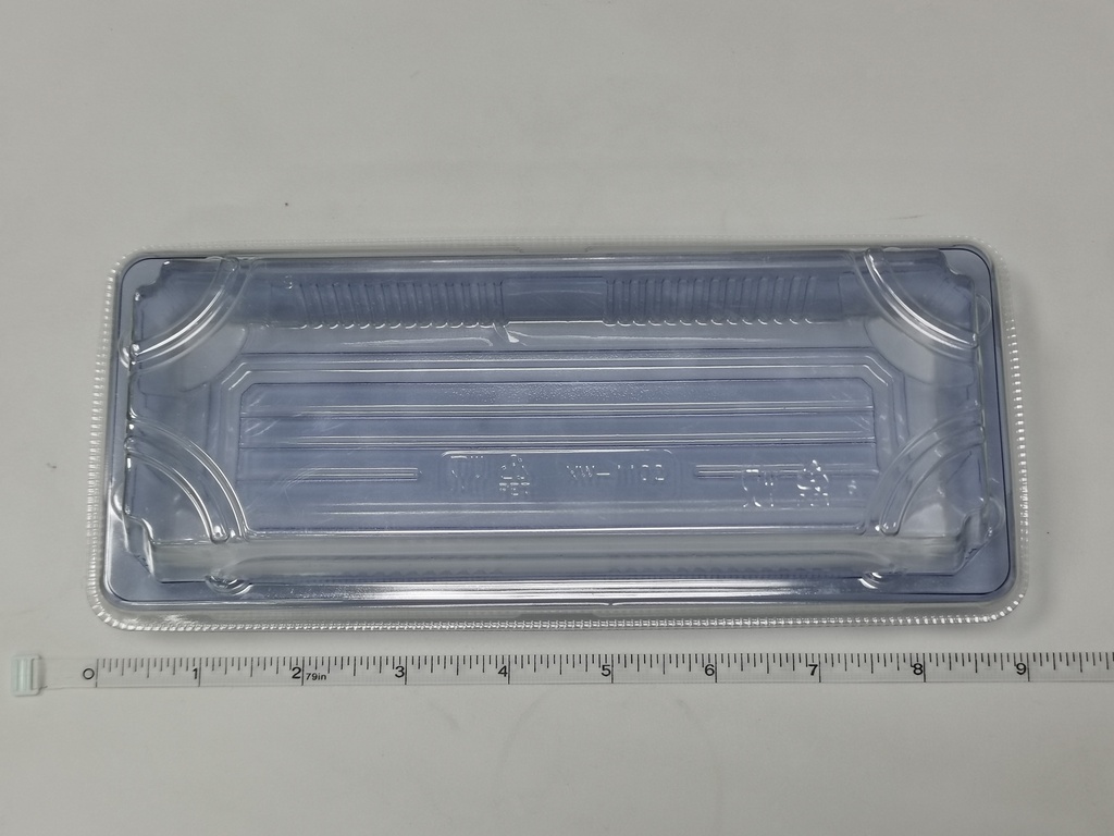 Blue plastic sushi box XW-1102# | 蓝色寿司盒XW-1102# 1ctn*400pcs