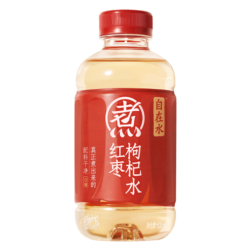 GF CHI FOREST Red Date & Goji Berry Drink | 元气森林 自在水红枣枸杞 15btls*500ml