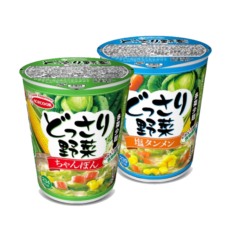 ACECOOK Hao Hao Vegetarian Instant Noodles Cup | ACECOOK Hao Hao 素食方便杯面 12cups*65g [Mi Ly Chay]