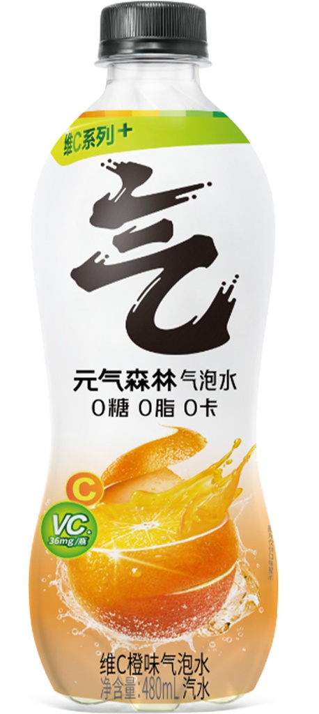 GF Vitamin C Orange Sparkling Water | 元气森林 维C橙气泡水 15btls*480ml