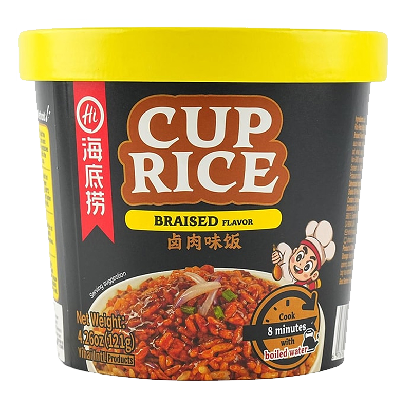 Haidilao Cup Rice (Beaised Flavor) | 海底捞 卤肉风味拌饭 24boxes*121g