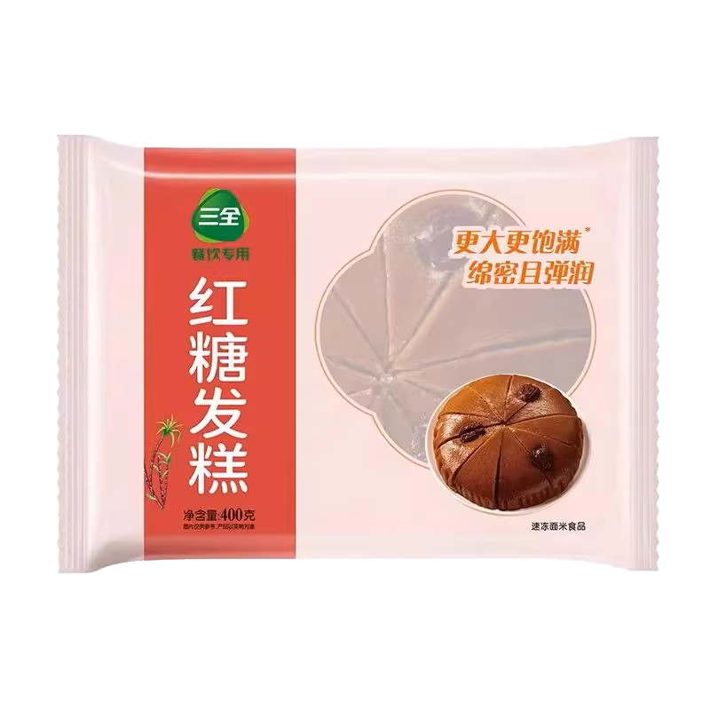 SanQuan Brown sugar Steamed Chinese Sponge Cake | 三全 红糖发糕 16boxes*400g