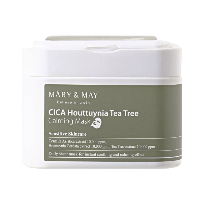 MARY & MAY 鱼腥草茶树镇静面膜 30 片 15/cs 
