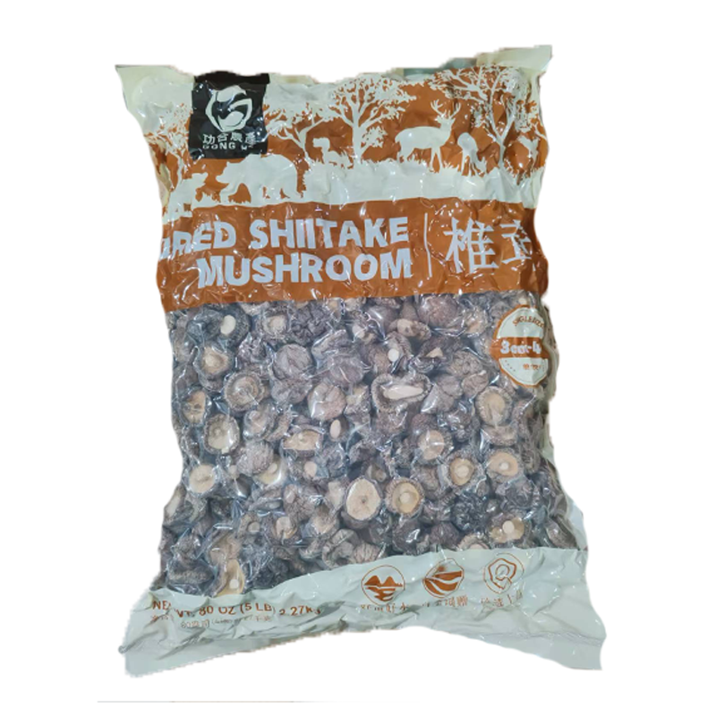 GONGHE Shiitake Mushroom | 功合农产 香菇（3-4cm）6bags*5lb