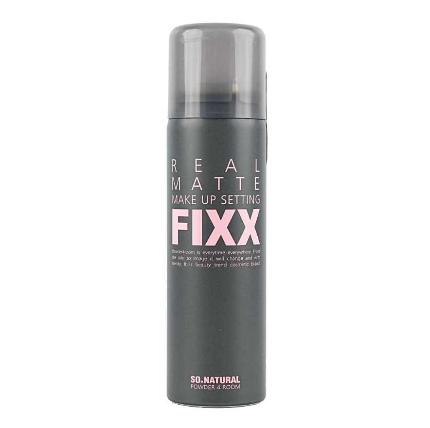 So Natural 干爽哑光定妆喷雾 75ml 哑光款  80/cs  So Natural Real Matte Make Up Setting Fixx-Can  80/cs