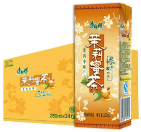 [A01105-5] KSF Honey Jasmine Tea Drink 康师傅 茉莉蜜茶纸盒包装6包装 4packs*6cans*250ml