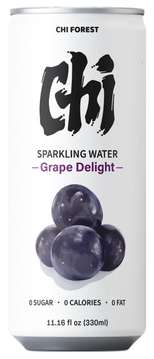 [A25303] GF Sparkling Water Grape Delight 元气森林 苏打气泡水罐装 夏黑葡萄味 4packs*6cans*330ml