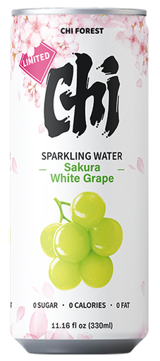 [A25311] GF Sparkling Water Sakura White Grape 元气森林 苏打气泡水罐装 樱花白葡萄味 4pk*6can*330ml
