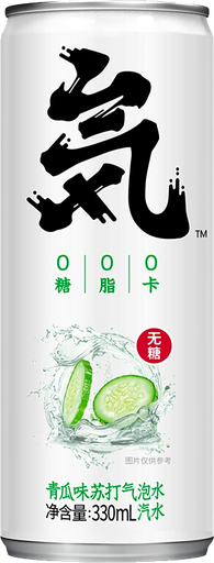 [A25312] GF Sparkling Water Cucumber Twist 元气森林 苏打气泡水罐装 青瓜味 4pk*6can*330ml