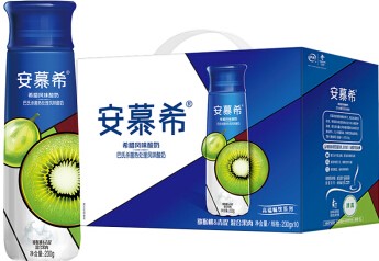 [A28302] AMX Ambpoeial Yogurt (Kiwi & Green Grape) 安慕希 酸奶 猕猴桃青提混合果肉味 6packs*10btls*230g
