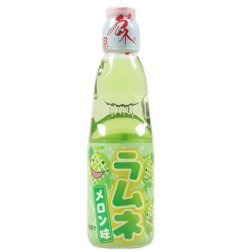 [A60103] Hata Ramune Soda (Cantaloupe Fla) Hata 弹珠汽水 哈密瓜味(1560011130) 30blts*200ml