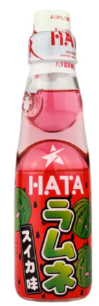 [A60105] Hata Ramune Soda (Watermelon Fla) Hata 弹珠汽水 西瓜味(1127011130) 30blts*200ml