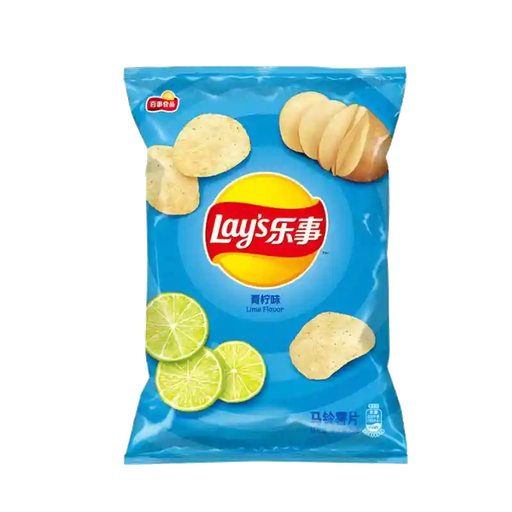 [B02206] Lay's Potato Chips (Lime) 乐事 青柠味薯片 袋装 22bags*70g
