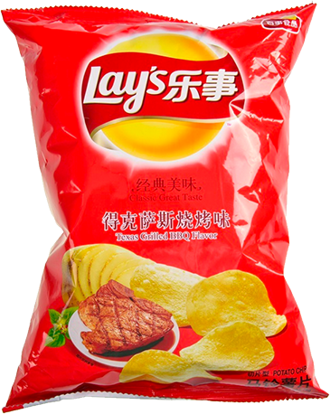 [B02214] Lay's Potato Chips (Texas Grilled BBQ) 乐事 德克萨斯烧烤味薯片 袋装 22bags*70g