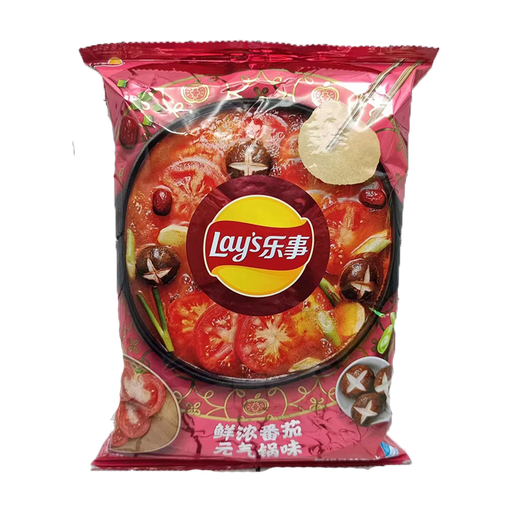 [B02219] Lay's Potato Chips (Tomato Style Hot Pot) 乐事 鲜浓番茄元气味薯片 袋装 22bags*70g