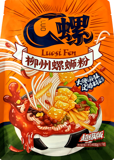 [D09107-2] LQ Instant Spicy Rice Noodle Super Original 柳全 螺蛳粉 C螺超级原味 30bags*400g