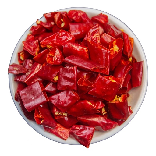 [E02101-1] DZSY CUT CHILI 辣椒段 (塑胶袋) 6bags*5lb