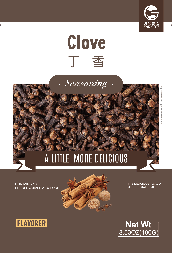 [E17104] GHNC Clove 100g×100bags/cs 功合农产 丁香[小] - 箱 100bags*100g