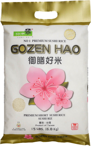 [F05202] Gozen Hao Sushi Rice 15lbs 御膳 好米 15lbs 1bag*15lb