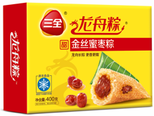 [FA01707] SanQuan Chinese Date Zongzi 三全 金丝蜜枣粽子盒装 24boxes*400g